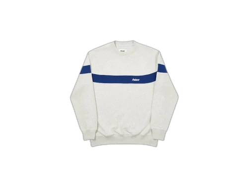 Palace Single Crew Grey Marl