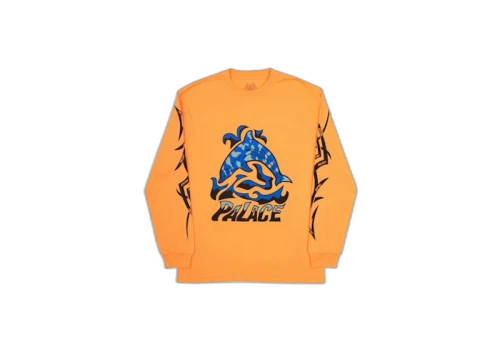 Palace Sketchy Dolphin Longsleeve Orange/Black/Blue