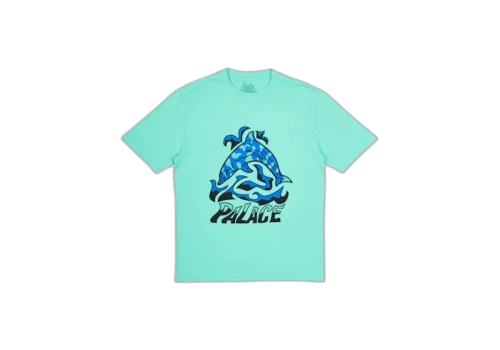 Palace Sketchy Dolphin T-Shirt Light Green