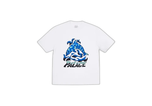 Palace Sketchy Dolphin T-Shirt White