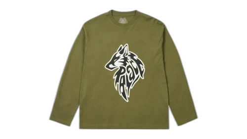Palace Sketchy Lone Wolf Longsleeve The Deep Green