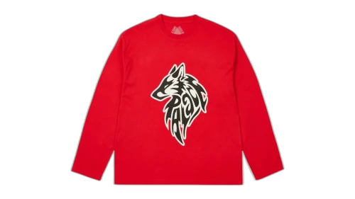 Palace Sketchy Lone Wolf Longsleeve Truest Red