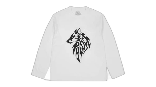 Palace Sketchy Lone Wolf Longsleeve White