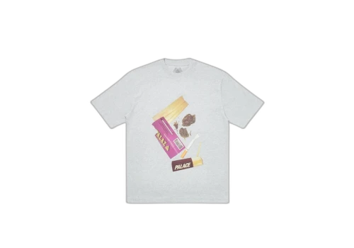 Palace Skin Up Monsieur T-Shirt Grey Marl