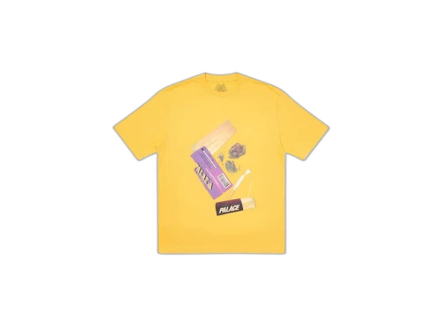 Palace Skin Up Monsieur T-Shirt Yellow