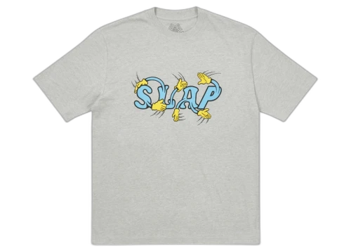 Palace Slap Hands T-shirt Grey Marl