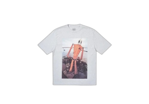 Palace Slick T-Shirt Grey Marl
