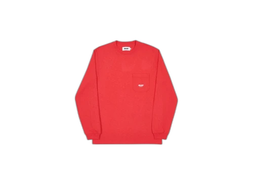 Palace Slub Pocket Longsleeve Red