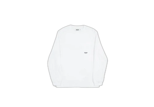 Palace Slub Pocket Longsleeve White