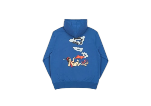 Palace Smoke Sig Hood Blue/Black