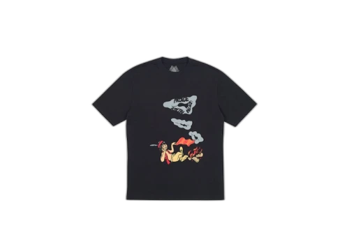 Palace Smoke Sig T-Shirt Black
