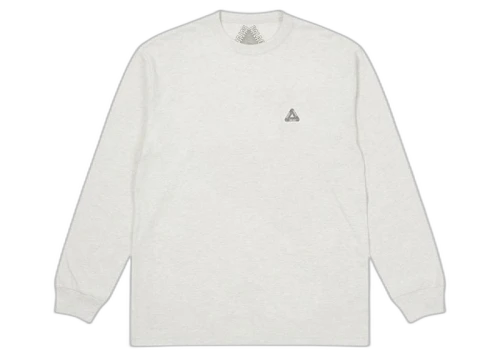 Palace Sofar Longsleeve (FW21) Light Grey Marl