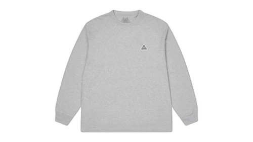 Palace Sofar Longsleeve (SS25) Grey Marl