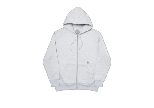 Palace Sofar Zip Hood Grey Marl