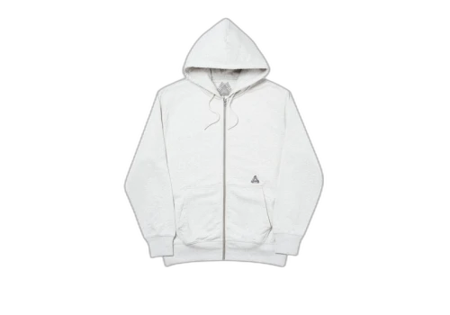 Palace Sofar Zip Hood Light Grey Marl