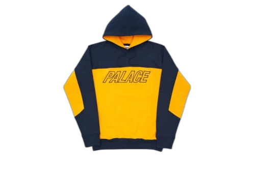 Palace Space Hoodie Navy/orange