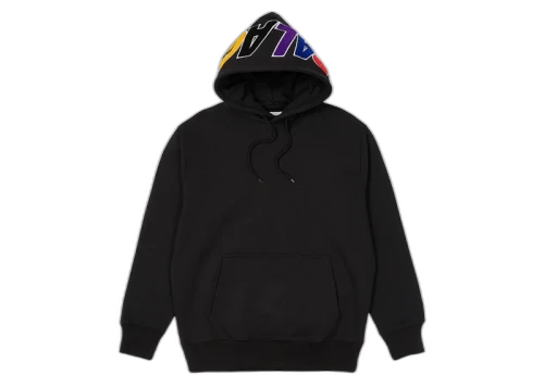 Palace Spell Out Chenille Hood Black