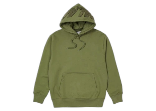 Palace Spell Out Chenille Hood Olive