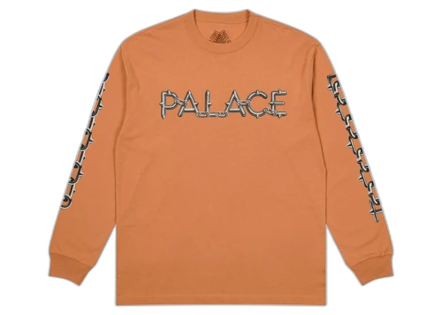 Palace Spike L/S Tee Caramel
