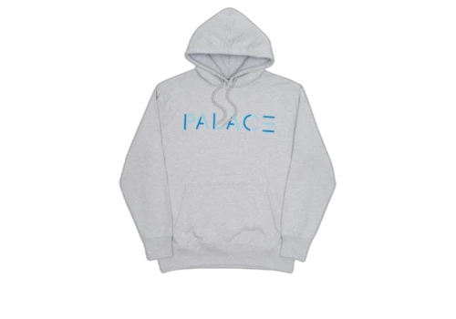 Palace Spirit Hood Grey Marl