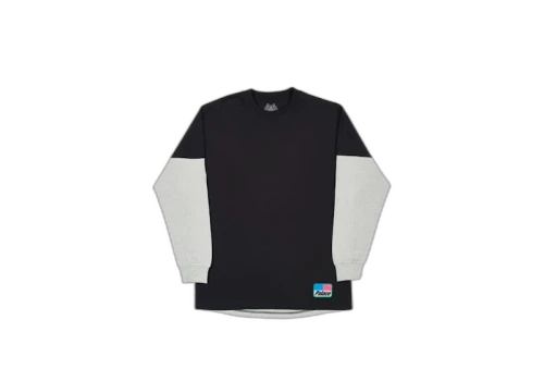 Palace Splitter Longsleeve Black/Grey Marl
