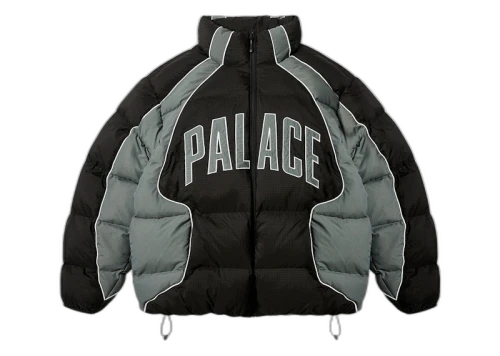 Palace Sport Mit Puffer Jacket Black/Concrete Grey