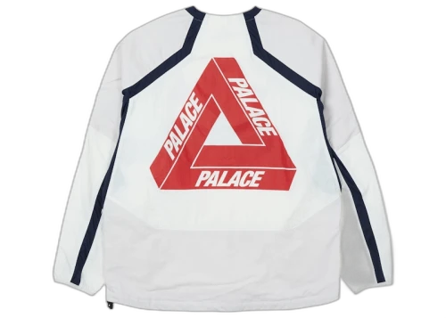 Palace Sports Shell Crew White