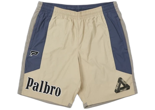 Palace Sports Shell Shorts Tan