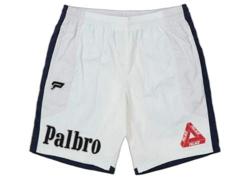 Palace Sports Shell Shorts White