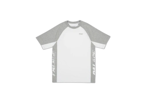 Palace Sports T-Shirt Grey Marl/White