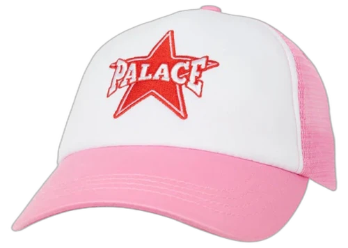 Palace Star Logo Trucker Pink