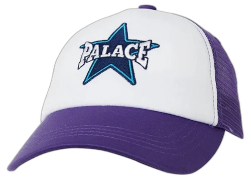 Palace Star Logo Trucker Purple