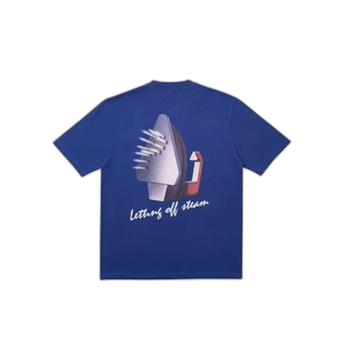 Palace Steaming T-Shirt Blue