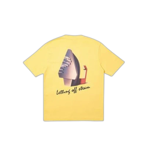 Palace Steaming T-Shirt Yellow