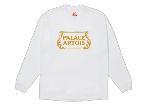 Palace Stella Artois Drop Shoulder Longsleeve White