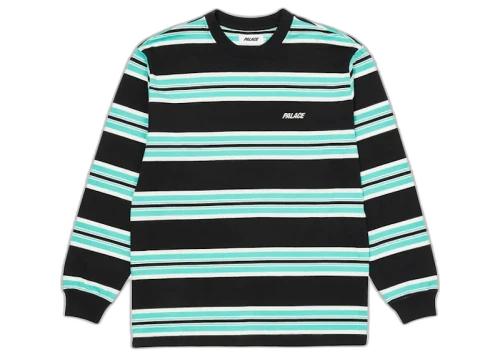 Palace Stoner Stripe Longsleeve Top Black