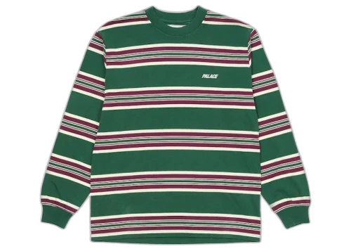 Palace Stoner Stripe Longsleeve Top Green