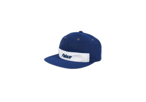 Palace Strip 6-Panel Hat Navy/White