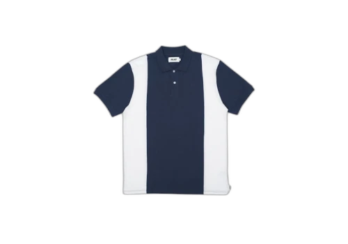 Palace Stripe Panel Polo White/Navy