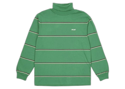 Palace Striped Turtleneck Green