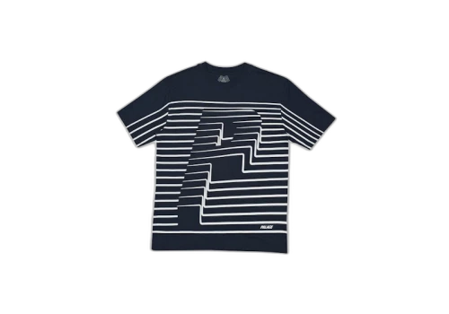 Palace Striper T-Shirt Navy