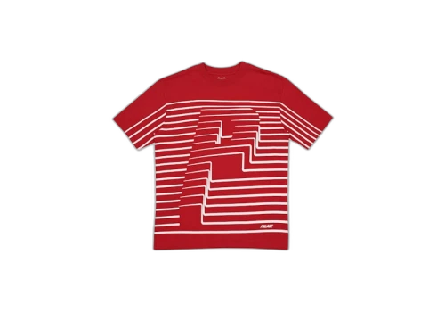 Palace Striper T-Shirt Red