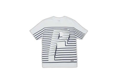 Palace Striper T-Shirt White