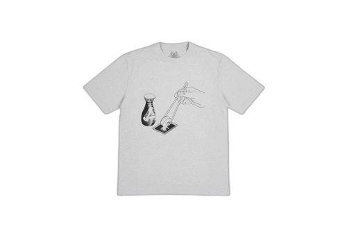 Palace Sushi T-Shirt Grey Marl
