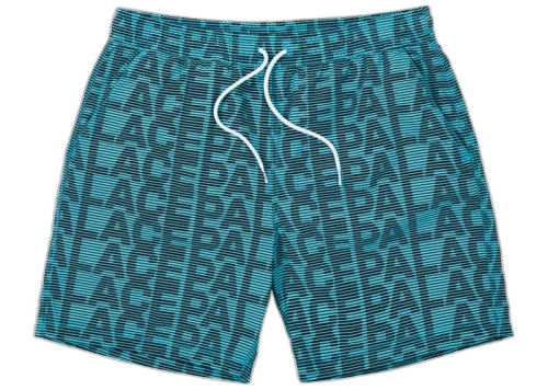 Palace Swim Shorts Cyan