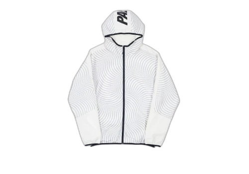 Palace Swirl Hood Jacket White/Grey