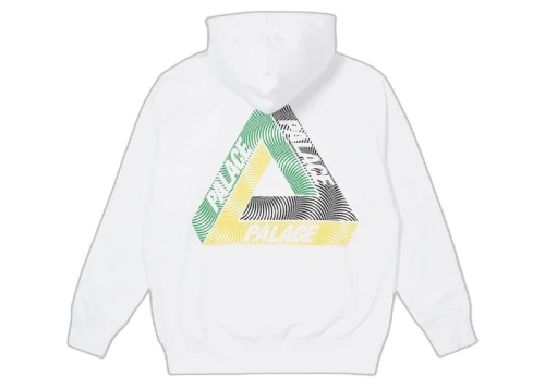 Palace Swirl Tri-Ferg Hood White