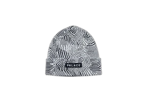 Palace Swirly Wurly Beanie Black/White