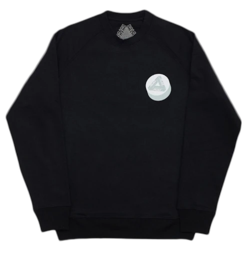 Palace Tablet Crewneck Sweatshirt Black
