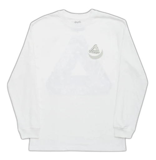 Palace Tablet Longsleeve T-Shirt White